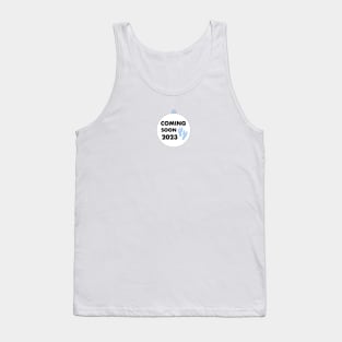 Coming soon 2023 blue baby foot prints Tank Top